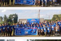 DPC Partai Demokrat Kabupaten Minahasa Selatan, yang dipimpin Oleh Royke Sondakh Jumat (17/7/2026) di Taman Mahkam Pahlawan (TMP) Amurang menggelar kerja bakti/bakti sosial.