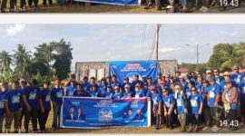 DPC Partai Demokrat Kabupaten Minahasa Selatan, yang dipimpin Oleh Royke Sondakh Jumat (17/7/2026) di Taman Mahkam Pahlawan (TMP) Amurang menggelar kerja bakti/bakti sosial.