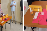 Kasat Resnarkoba Polres Minahasa IPTU Pyger R.F. Daromes, S.T., didampingi Seksi Humas Polres Minahasa. 