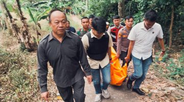 Inafis Polres Minahasa Bersama Polsek Eris Tangani Penemuan Mayat Perempuan di Touliang Oki