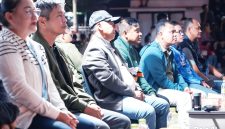 Panglima Kodam XIII/Merdeka Mayjen TNI Mirza Agus, S.I.P., menghadiri kegiatan nonton bareng (nobar) pertandingan Piala Dunia 2026 yang digelar di Lapangan Sparta Tikala, Kota Manado, Sabtu (11/7/2026) dini hari.