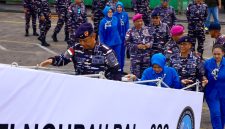 Dankodaeral VIII Laksda TNI Dery Triesananto Suhendi, S.E., M.Tr.Opsla., meninjau langsung kesiapan KRI I Gusti Ngurah Rai (GNR)-332 yang sandar di Dermaga Bitung, Sulawesi Utara, Sabtu (11/7/2026).