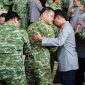 Kasad Jenderal TNI Maruli Simanjuntak, M.Sc., mendampingi Panglima TNI Jenderal TNI Agus Subiyanto menerima kunjungan silaturahmi Kapolri Jenderal Polisi Listyo Sigit Prabowo di Markas Besar TNI, Cilangkap, Jakarta Timur, Senin (13/7/2026).