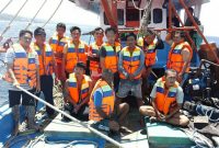 KM Koxinga Tenggelam Dihantam Gelombang di Perairan Minut, 12 Nelayan Berhasil Diselamatkan