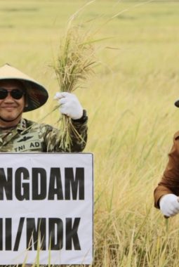 Panen Raya 50 Hektare di Tapadaka Timur, Pangdam Soroti Kesejahteraan Petani