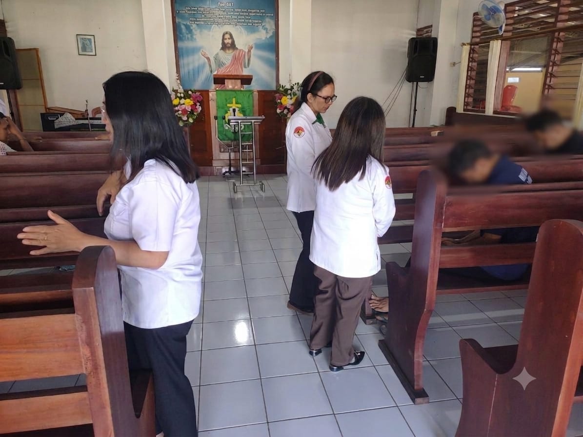 Lembaga Pemasyarakatan (Lapas) Kelas IIB Tondano terus memperkuat pembinaan kepribadian bagi Warga Binaan Pemasyarakatan (WBP) melalui program pembinaan kerohanian.(Ist)
