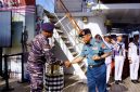 Komandan Komando Daerah Angkatan Laut  (Dankodaeral) VIII Laksda TNI Dery Triesananto Suhendi, S.E., M.Tr.Opsla., melaksanakan kunjungan kerja ke KRI Bima Suci-945 yang tengah sandar di Dermaga Utama Samla Satrol Kodaeral VIII, Bitung, Rabu (15/7/2026).