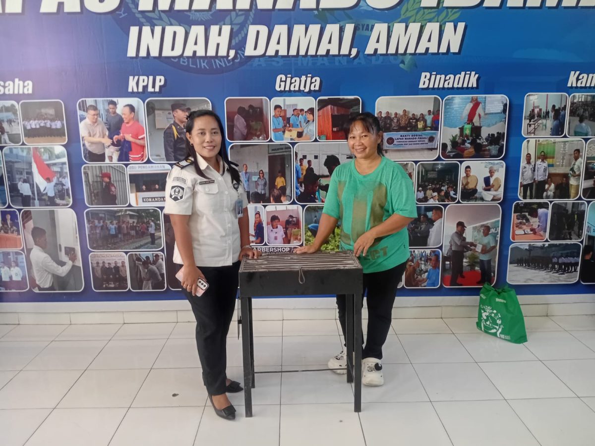 Warga Binaan Pemasyarakatan (WBP) Lapas Kelas IIA Manado terus menunjukkan semangat untuk berkarya melalui program Pembinaan Kemandirian yang digelar secara berkelanjutan.