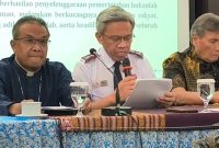 Komandan Teritorial Gereja Bala Keselamatan Indonesia, Kolonel Hosea Makagiantang (Tengah), menghadiri Pertemuan Forum Umat Kristiani Indonesia (FUKRI) yang berlangsung di Jakarta, Kamis (16/7/2026).