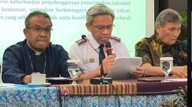 Komandan Teritorial Gereja Bala Keselamatan Indonesia, Kolonel Hosea Makagiantang (Tengah), menghadiri Pertemuan Forum Umat Kristiani Indonesia (FUKRI) yang berlangsung di Jakarta, Kamis (16/7/2026).