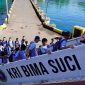 Antusiasme masyarakat Sulawesi Utara terhadap kegiatan Open Ship KRI Bima Suci mencapai puncaknya pada hari terakhir pelaksanaan di Dermaga Samla Kodaeral VIII, Manado, Jumat (17/7/2026).