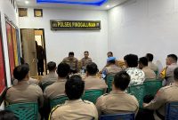 Kapolres Bolaang Mongondow Utara (Bolmut), AKBP Andhika Fitransyah, S.I.K., M.Han., melaksanakan kunjungan kerja ke Polsek Pinogaluman, Sabtu (18/7/2026).