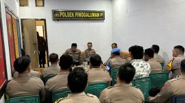 Kapolres Bolaang Mongondow Utara (Bolmut), AKBP Andhika Fitransyah, S.I.K., M.Han., melaksanakan kunjungan kerja ke Polsek Pinogaluman, Sabtu (18/7/2026).