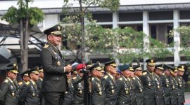 Kasad Jenderal TNI Maruli Simanjuntak resmi menerima 514 Perwira Remaja (Paja) Akademi Militer (Akmil) di Markas Besar Angkatan Darat (Mabesad), Jakarta, Rabu (22/7/2026).