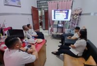 Rutan Kelas IIB Kotamobagu mengikuti kegiatan Analisis dan Evaluasi (ANEV) Capaian Kinerja Triwulan II Semester I Tahun 2026 secara virtual, Rabu (22/7).