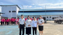 Lembaga Pemasyarakatan Perempuan (LPP) Kelas IIB Manado memperingati Hari Anak Nasional (HAN) ke-42 Tahun 2026 dengan menggelar upacara di halaman lapas, Kota Tomohon, Kamis (23/7).