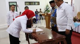 Palang Merah Indonesia (PMI) Kabupaten Bolaang Mongondow Timur (Boltim) resmi memiliki kepengurusan baru periode 2026–2031.