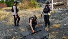 Tim Komposit Detasemen Gegana Satuan Brimob Polda Sulawesi Utara berhasil menangani dan memusnahkan mortir yang ditemukan warga di lahan milik masyarakat di Jalan Sea, Kecamatan Malalayang, Kota Manado.