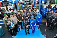 Kawasan Monumen Pahlawan Samudera di Kota Bitung diresmikan Dankodaeral VIII Laksda TNI Dery Triesananto Suhendi, S.E., M.Tr.Opsla., didampingi Ketua Daerah Kodaeral VIII Gabungan Jalasenastri Koarmada RI, Ny. Emy Dery T.S., di Jalan Yos Sudarso, Kecamatan Maesa, Jumat 24/7. (ist)