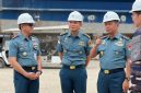 Dankodaeral VIII Laksda TNI Dery Triesananto Suhendi, S.E., M.Tr.Opsla., meninjau proses refurbishment KRI Pandrong-801 di Galangan PT Palindo Marine, Batam, Minggu (26/7/2026).