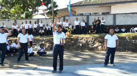 Komando Daerah Angkatan Laut (Kodaeral) VIII menggelar turnamen bola voli sebagai bagian dari rangkaian peringatan HUT Kodaeral VIII ke-1 Tahun 2026.