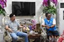 GM PLN UID Suluttenggo Usman Bangun bersama Bupati Sangihe Michael Thungari di Rumah Jabatan Bupati, Senin (27/7/2026).
