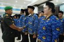 115 Pegawai Negeri Sipil (PNS) Kodam XIII/Merdeka resmi mengucapkan sumpah janji yang dipimpin Panglima Kodam XIII/Merdeka Mayjen TNI Mirza Agus di Aula Grhadika Jaya Sakti Makodam XIII/Merdeka, Selasa (28/7/2026).