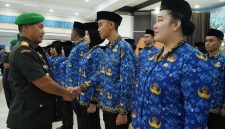 115 Pegawai Negeri Sipil (PNS) Kodam XIII/Merdeka resmi mengucapkan sumpah janji yang dipimpin Panglima Kodam XIII/Merdeka Mayjen TNI Mirza Agus di Aula Grhadika Jaya Sakti Makodam XIII/Merdeka, Selasa (28/7/2026).