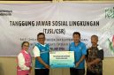 General Manager PLN UID Sulawesi Utara, Sulawesi Tengah, dan Gorontalo (Suluttenggo), Usman Bangun menyalurkan 215 paket sembako kepada warga terdampak banjir bandang dan tanah longsor di Desa Binala, Kecamatan Tamako, Kabupaten Kepulauan Sangihe.