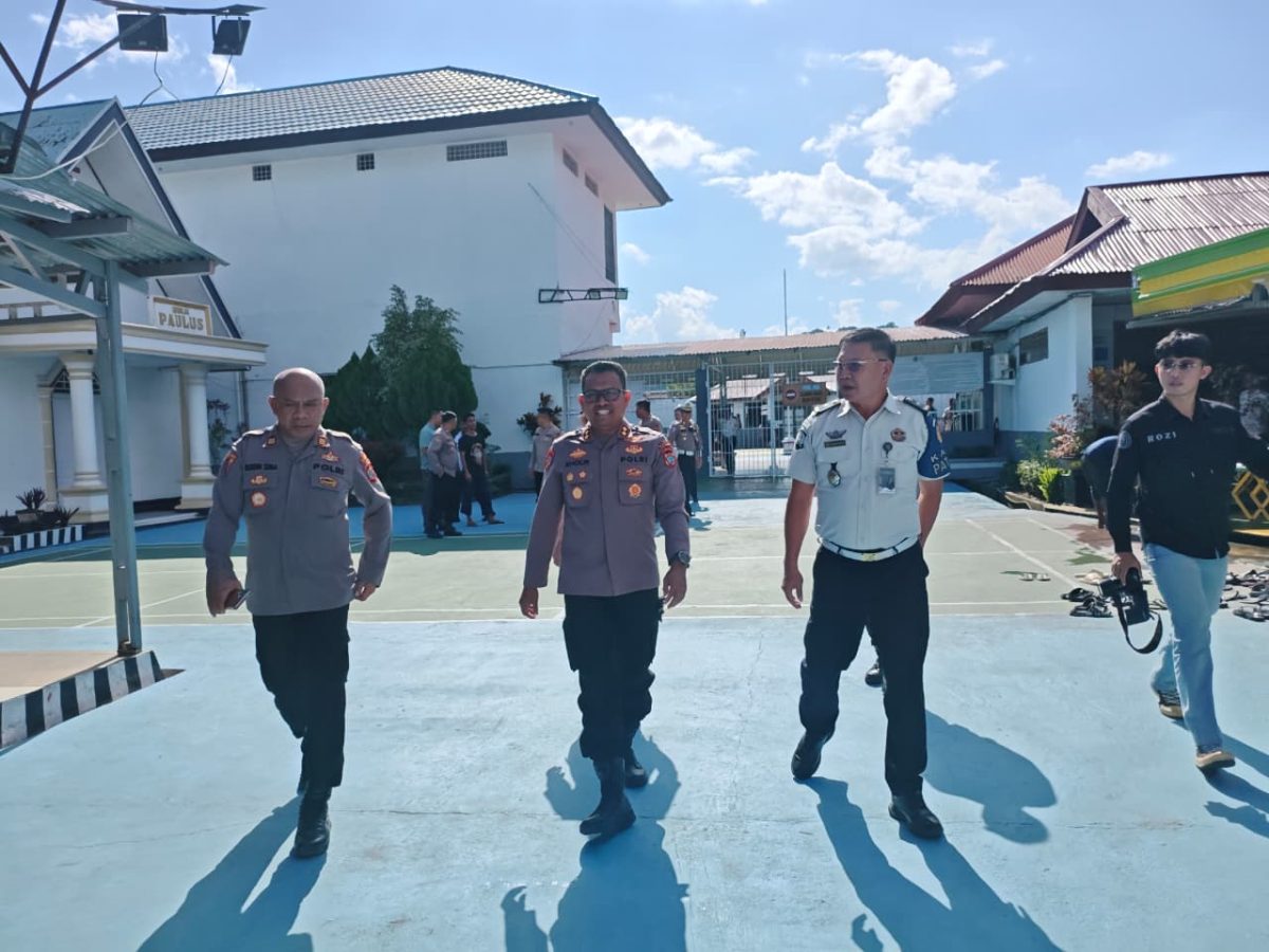 Rutan Kelas IIB Kotamobagu memperkuat koordinasi keamanan dengan Polres Kotamobagu melalui pertemuan bersama Kapolres Kotamobagu yang baru, AKBP Kholik, Selasa (28/7/2026).