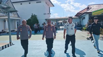 Rutan Kelas IIB Kotamobagu memperkuat koordinasi keamanan dengan Polres Kotamobagu melalui pertemuan bersama Kapolres Kotamobagu yang baru, AKBP Kholik, Selasa (28/7/2026).