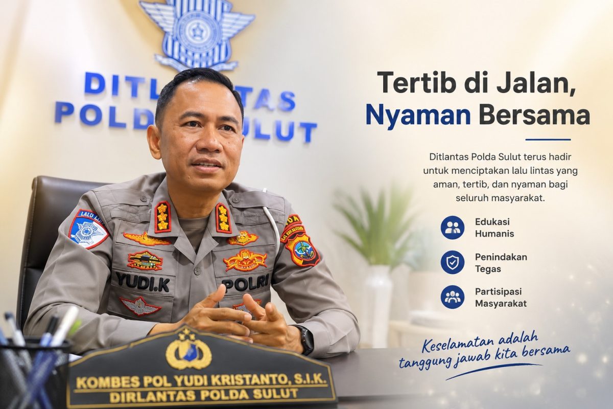 Direktur Lalu Lintas Polda Sulut Kombes Pol Yudi Kristanto.(ist)