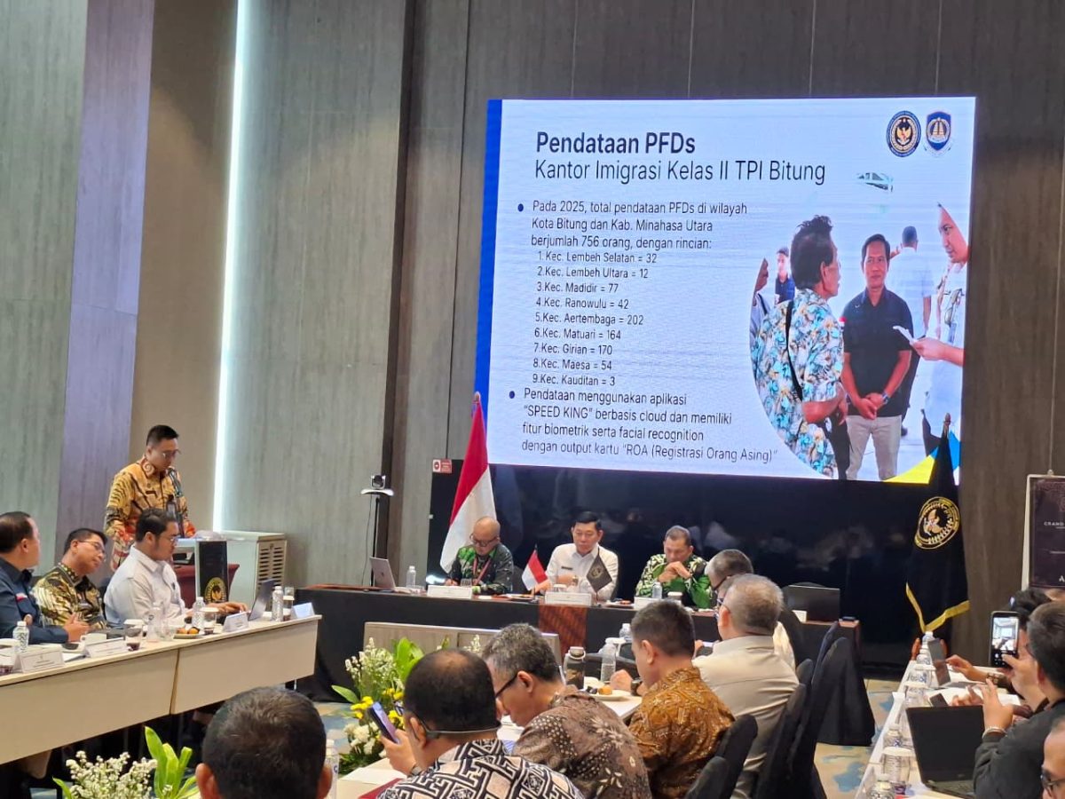 Rapat Desk Koordinasi Penanganan PFDs dan PIDs yang digelar Kementerian Koordinator Bidang Hukum, HAM, Imigrasi, dan Pemasyarakatan di Jakarta, 29–31 Juli 2026.