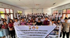 Hari Anak Nasional 2026, Bagian Psikologi Biro SDM Polda Sulawesi Utara menggelar psikoedukasi bagi pelajar SMA Negeri 3 Manado, Kamis (23/7/2026).