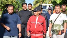 Kodam XIII/Merdeka menggelar olahraga bersama, coffee morning, dan nonton bareng Piala Dunia bersama insan pers Liputan Kodam di Makodam XIII/Merdeka, Selasa (7/7/2026).