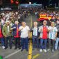 Pangdam XIII/Merdeka Mayjen TNI Mirza Agus, S.I.P., bersama jajaran Forum Koordinasi Pimpinan Daerah (Forkopimda) Provinsi Sulawesi Utara menghadiri kegiatan nonton bareng (nobar) final Piala Dunia 2026 yang digelar di kawasan Megamas, Kota Manado, Senin (20/7/2026) dini hari.