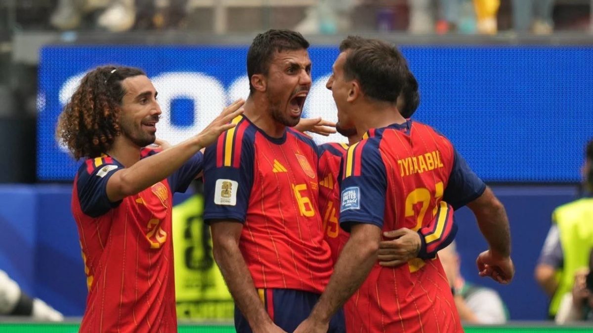 Timnas Spanyol tampil impresif dengan mengalahkan Austria 3-0 pada babak 32 besar Piala Dunia 2026 di SoFi Stadium, Inglewood, Jumat (3/7/2026).