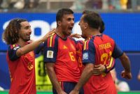 Timnas Spanyol tampil impresif dengan mengalahkan Austria 3-0 pada babak 32 besar Piala Dunia 2026 di SoFi Stadium, Inglewood, Jumat (3/7/2026).