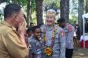 Astamaops Kapolri, Komjen Pol. Dr. Muhammad Fadil Imran, M.Si., mengunjungi Pusat Olah Seni (POS) di Distrik Wesaput, Kabupaten Jayawijaya, Papua Pegunungan, Selasa (14/7/2026).