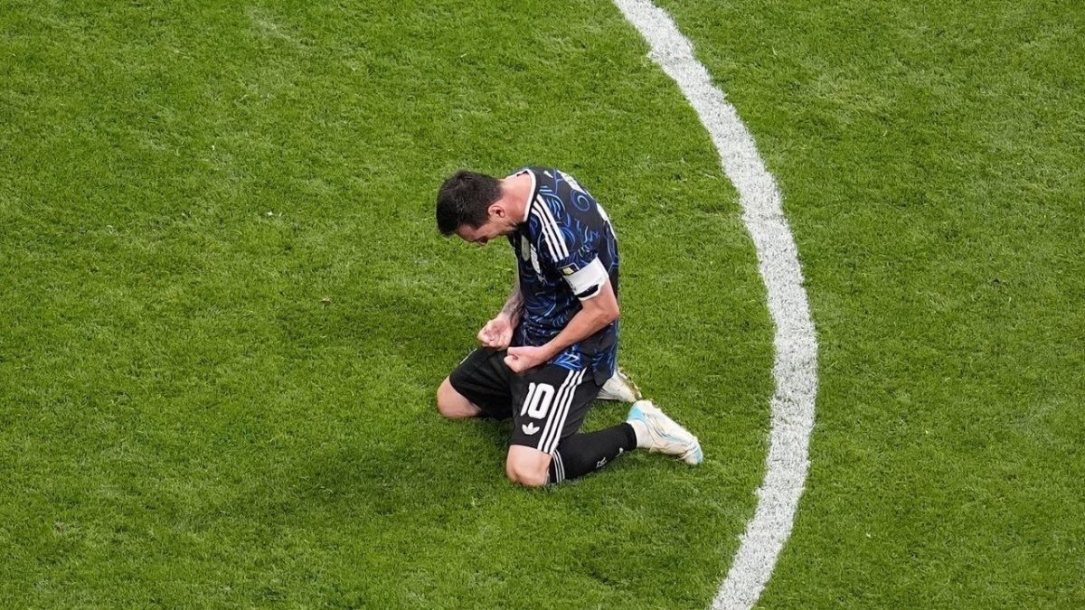 Lionel Messi menjadi sosok kunci di balik kemenangan Albiceleste