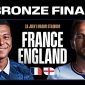 Prancis dan Timnas Inggris akan saling berhadapan dalam laga perebutan peringkat ketiga Piala Dunia 2026 di Miami Stadium, Amerika Serikat, Minggu (19/7/2026) pukul 04.00 WIB.