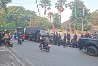 Aparat kepolisian masih melakukan pengamanan di kawasan Jalan Tambak, Pegangsaan, Kecamatan Menteng, Jakarta Pusat, hingga Senin (27/7/2026) pagi