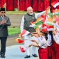 Perdana Menteri (PM) India Narendra Modi mendapat sambutan meriah saat melakukan kunjungan kenegaraan di Istana Merdeka, Jakarta, Selasa (7/7/2026).