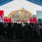 Presiden Prabowo Subianto secara resmi memulai groundbreaking Proyek Strategis Nasional (PSN) Liquefied Natural Gas (LNG) Abadi Masela pada Kamis, 16 Juli 2026. Foto: BPMI Setpres