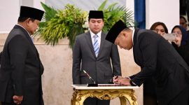 Presiden Prabowo Subianto secara resmi melantik Sudaryono sebagai Kepala Badan Gizi Nasional (BGN) di Istana Negara, Jakarta, pada Rabu, 22 Juli 2026. Foto: BPMI Setpres/Cahyo