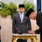 Presiden Prabowo Subianto secara resmi melantik Sudaryono sebagai Kepala Badan Gizi Nasional (BGN) di Istana Negara, Jakarta, pada Rabu, 22 Juli 2026. Foto: BPMI Setpres/Cahyo