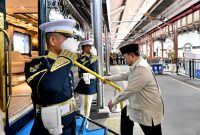 Presiden Prabowo Subianto melanjutkan rangkaian kunjungan kerjanya menuju Kabupaten Batang menggunakan moda transportasi KA Nusantara Explorer, pada Kamis, 30 Juli 2026 Foto: BPMI Setpres/Cahyo