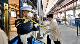 Presiden Prabowo Subianto melanjutkan rangkaian kunjungan kerjanya menuju Kabupaten Batang menggunakan moda transportasi KA Nusantara Explorer, pada Kamis, 30 Juli 2026 Foto: BPMI Setpres/Cahyo