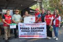 Palang Merah Indonesia (PMI) Provinsi Sulawesi Utara bersama PMI Kota Manado menyalurkan bantuan kemanusiaan kepada korban kebakaran di Kelurahan Wanea, Kecamatan Wanea, Kota Manado.