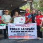 Palang Merah Indonesia (PMI) Provinsi Sulawesi Utara bersama PMI Kota Manado menyalurkan bantuan kemanusiaan kepada korban kebakaran di Kelurahan Wanea, Kecamatan Wanea, Kota Manado.